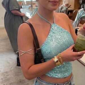 Silver arm cuff